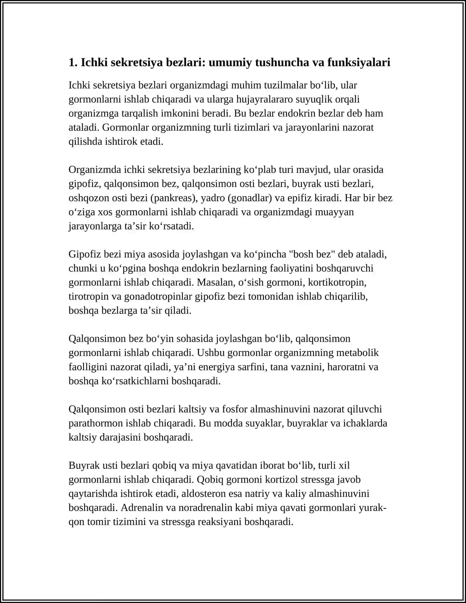 ICHKI SEKRETSIYA BEZLARI 3