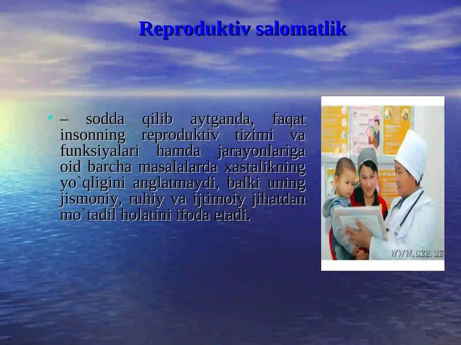 Reproduktiv salomatlik 3