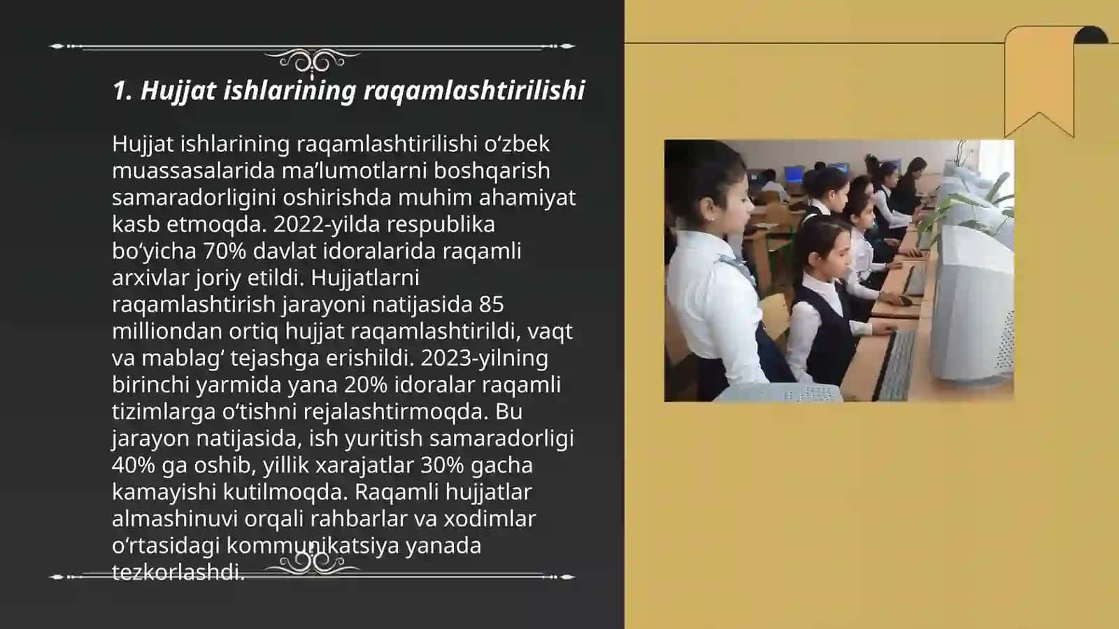 Hujjat ishlarining raqamlashtirilishi 3