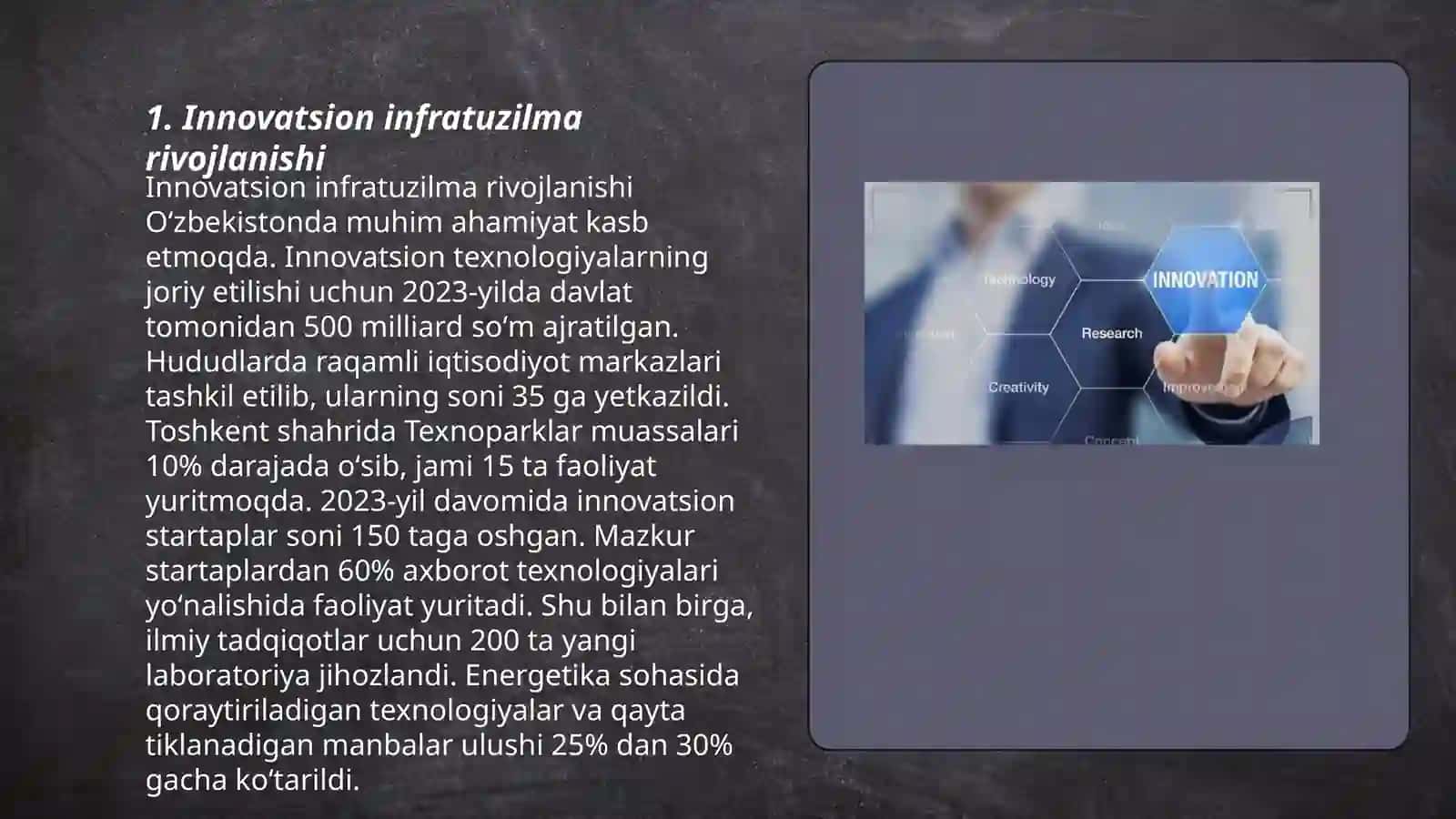 Oʻzbekistonning innovatsion siyosati 3