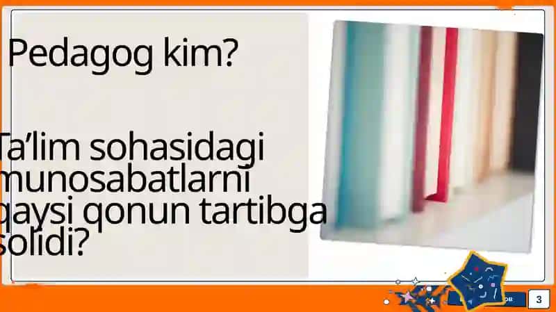 Pedagogik Faoliyatning Kasbiy-huquqiy Asoslari 3