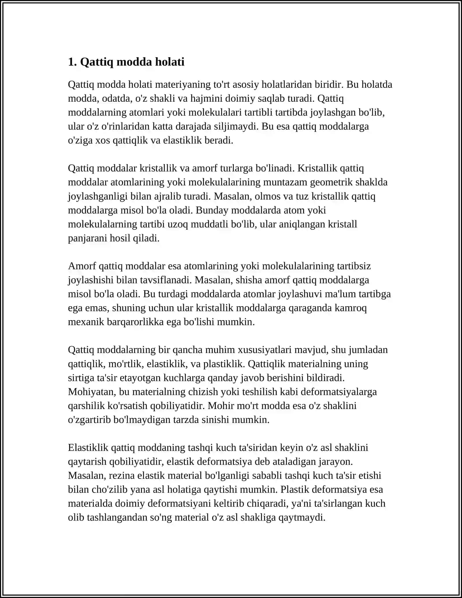 MODDA TUZILISHI 3