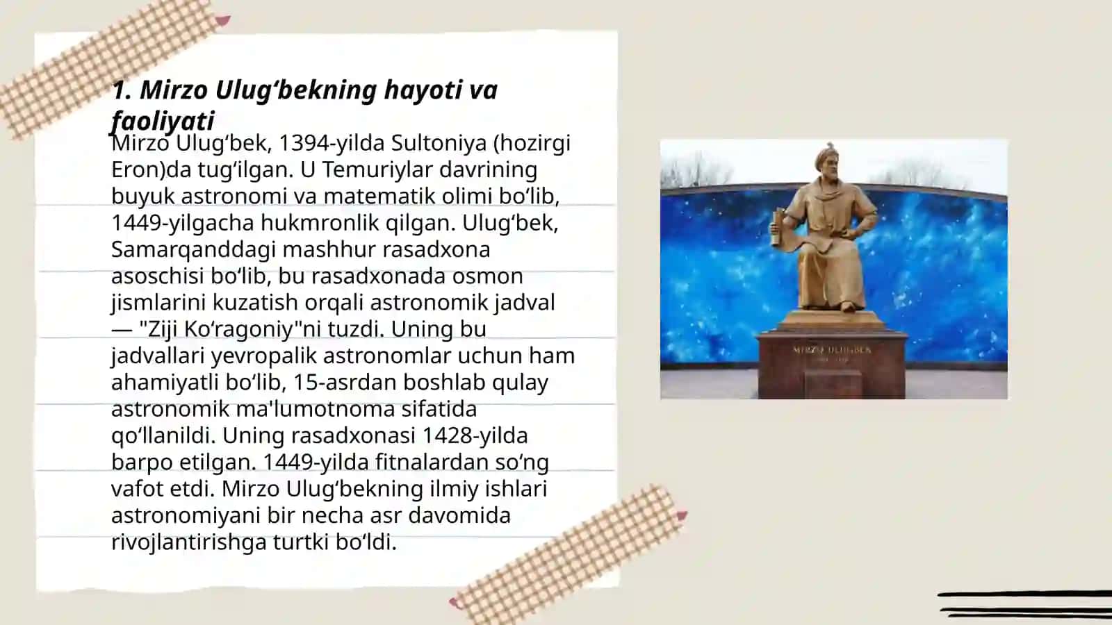 Mirzo Ulug‘bek 3
