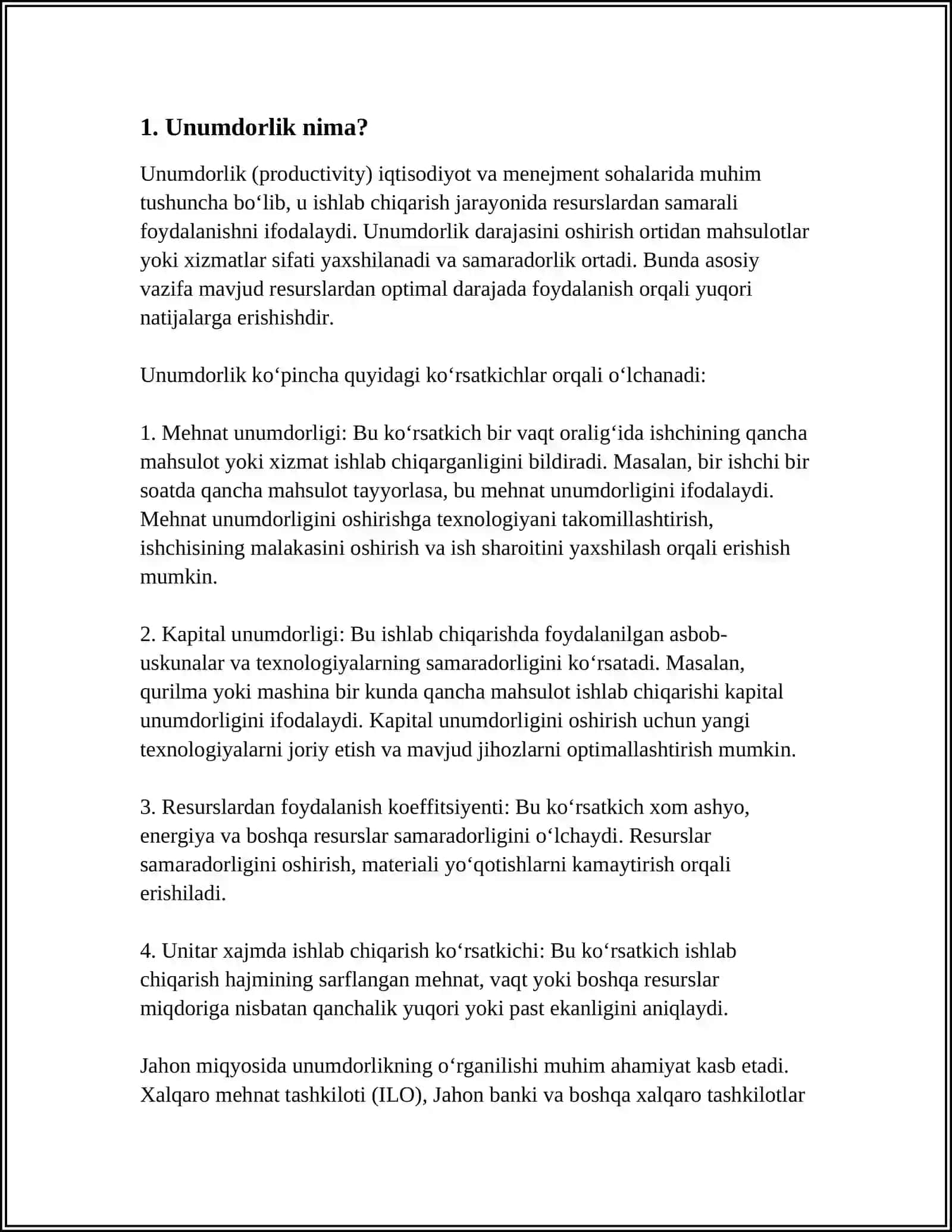 Unumdorlik 3