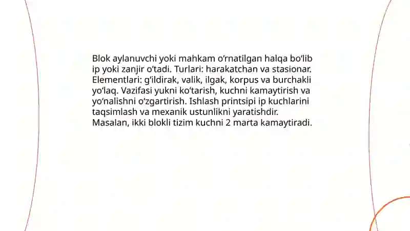 Bloklar, vallar va ôqlar haqida 3