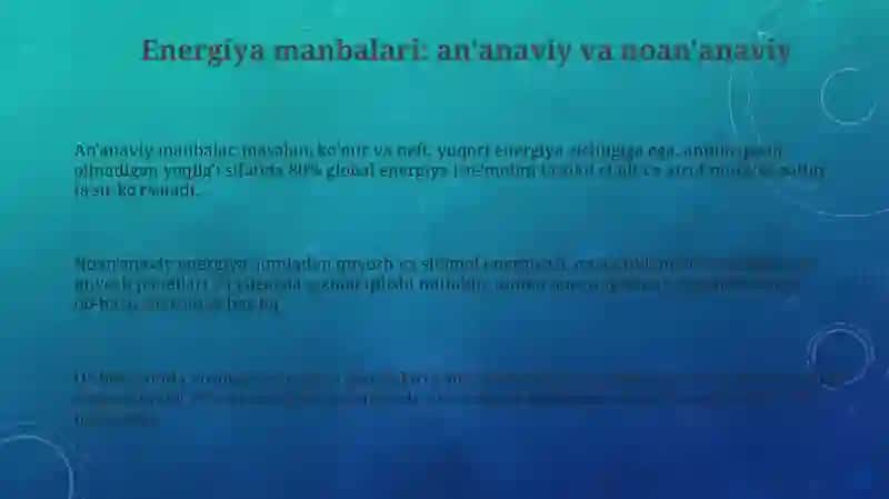 Energiya manbalari 3