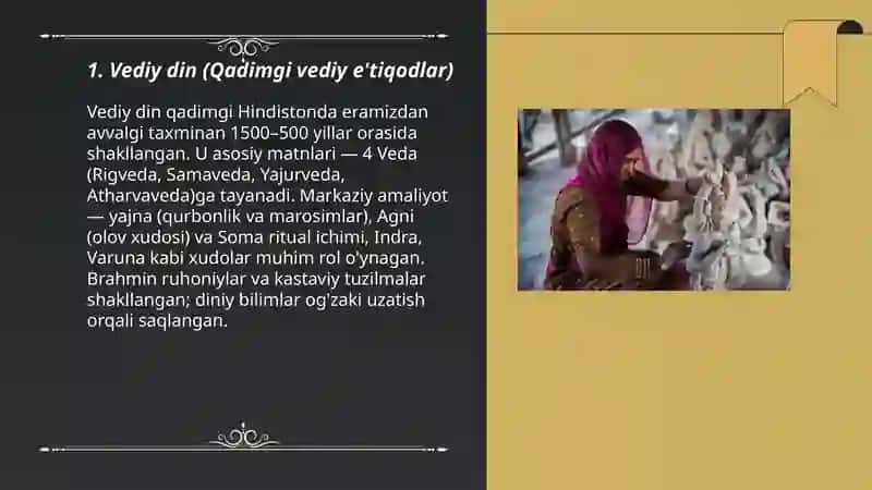 Vediy din (Qadimgi vediy e'tiqodlar) 3