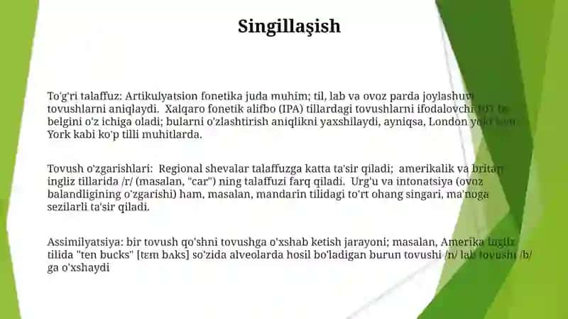 Tovushlarning toʻgʻri talaffuzi 3