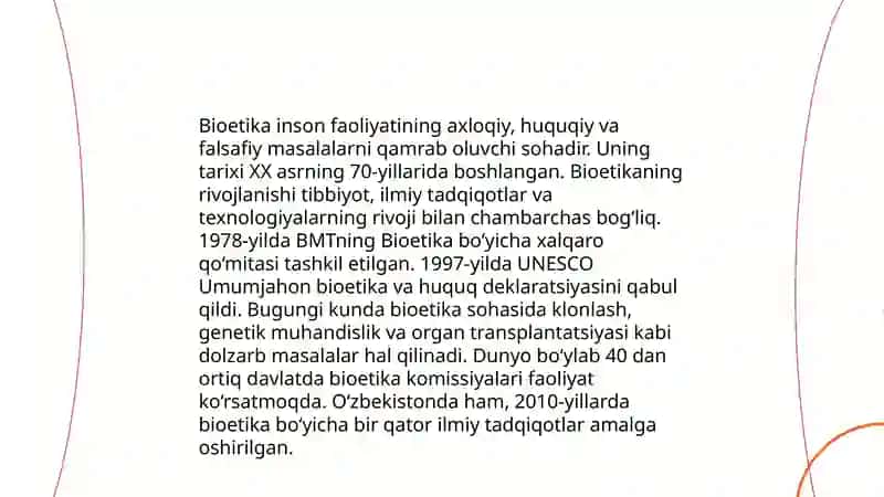 Bioetika va inson huquqlari umumjahon deklaratsiyasi haqida 3