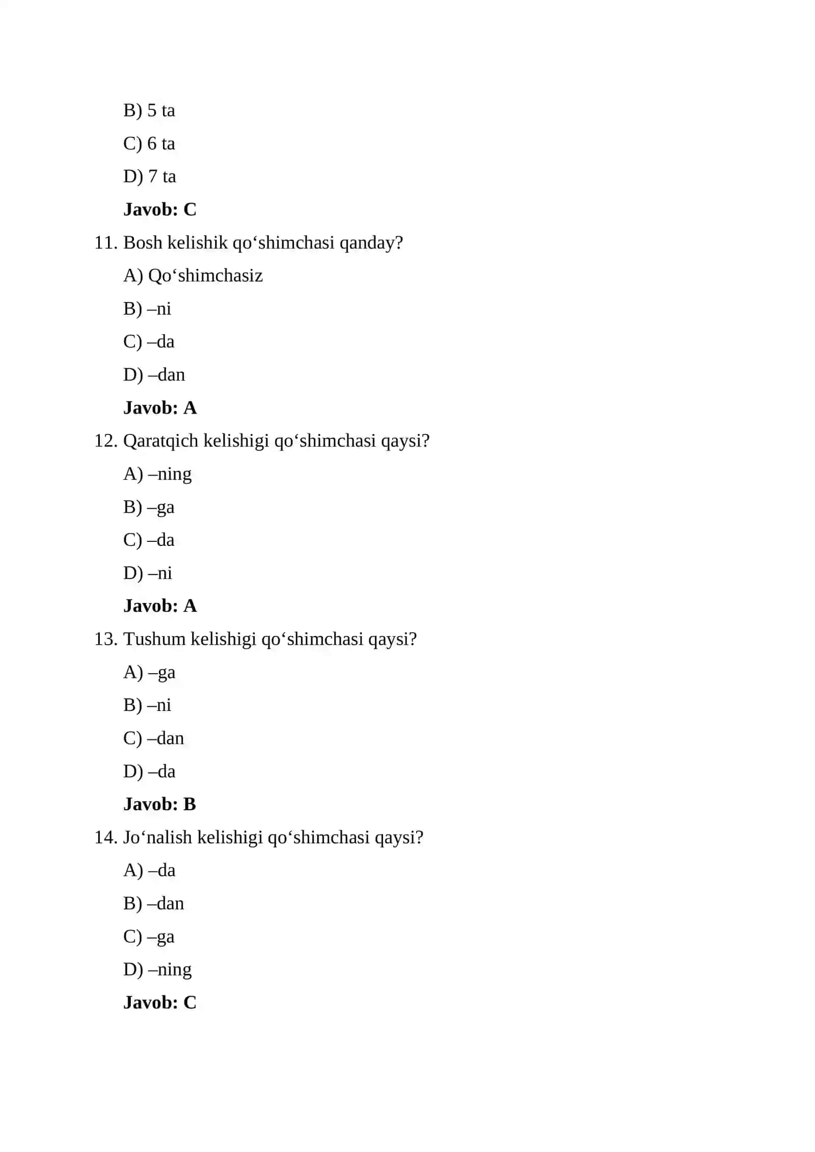 ONA TILI BO‘YICHA ATTESTATSIYA TEST SAVOLLARI 3