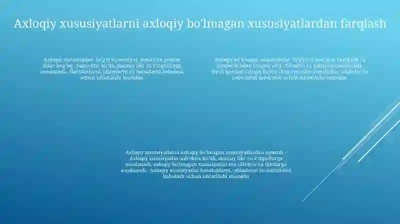 Etika Kategoriyalarining O‘Ziga Xos Xususiyatlari 3