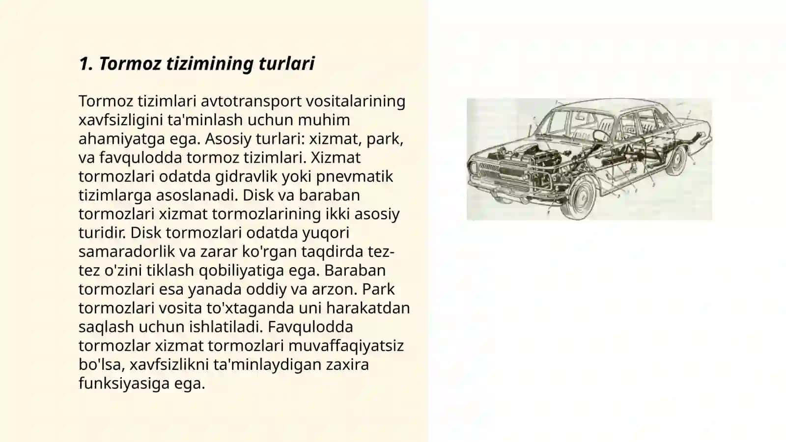 Tormoz tizimi 3