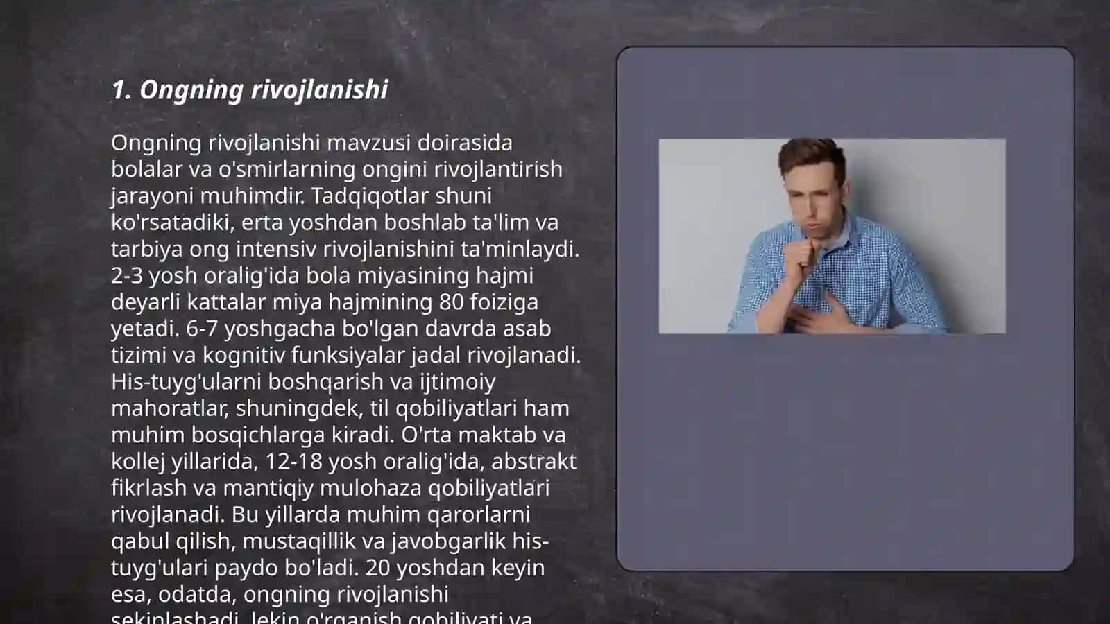 Ong va ongsizlik 3