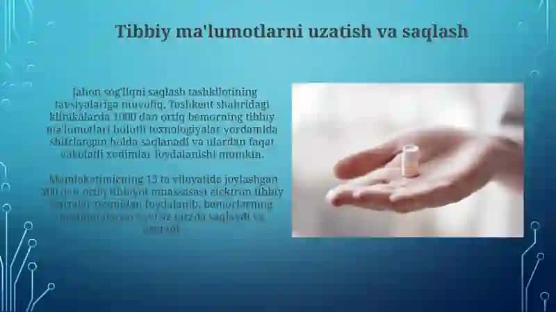 Tibbiyotda telekommunikatsion tizimlar 3