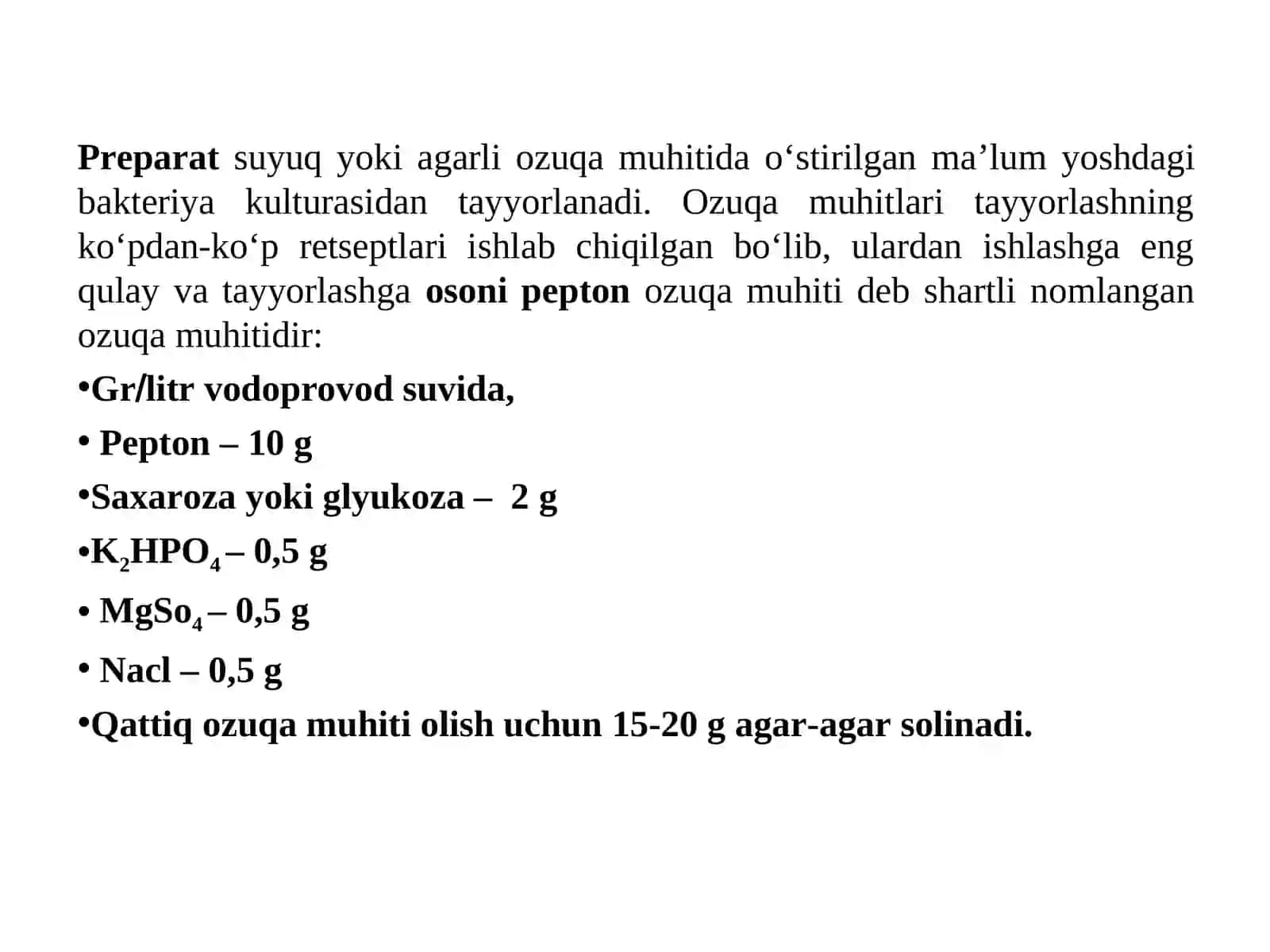 Fiksirlangan bo`yalgan preparat tayyorlash 3