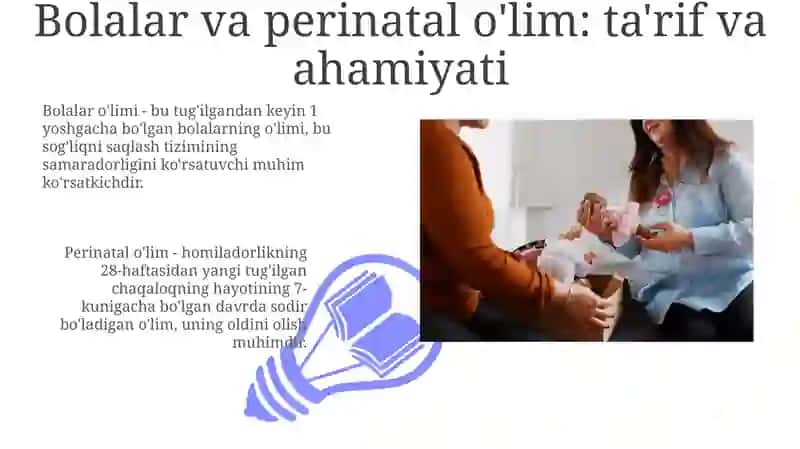 Bolalar va perinatal o'lim 3