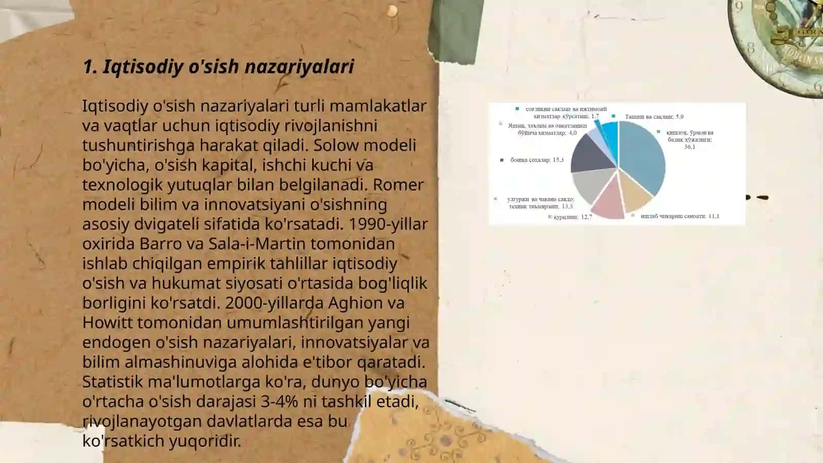 Iqtisodiy o'sish nazariyalari 3