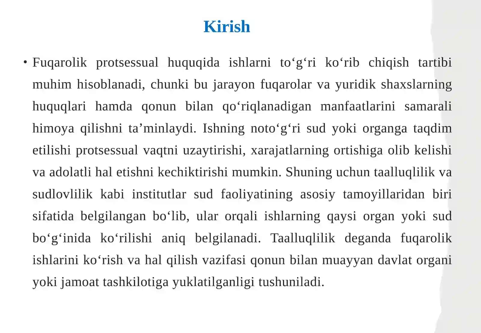 Taalluqlilikni sudlovlilikdan farqi 3