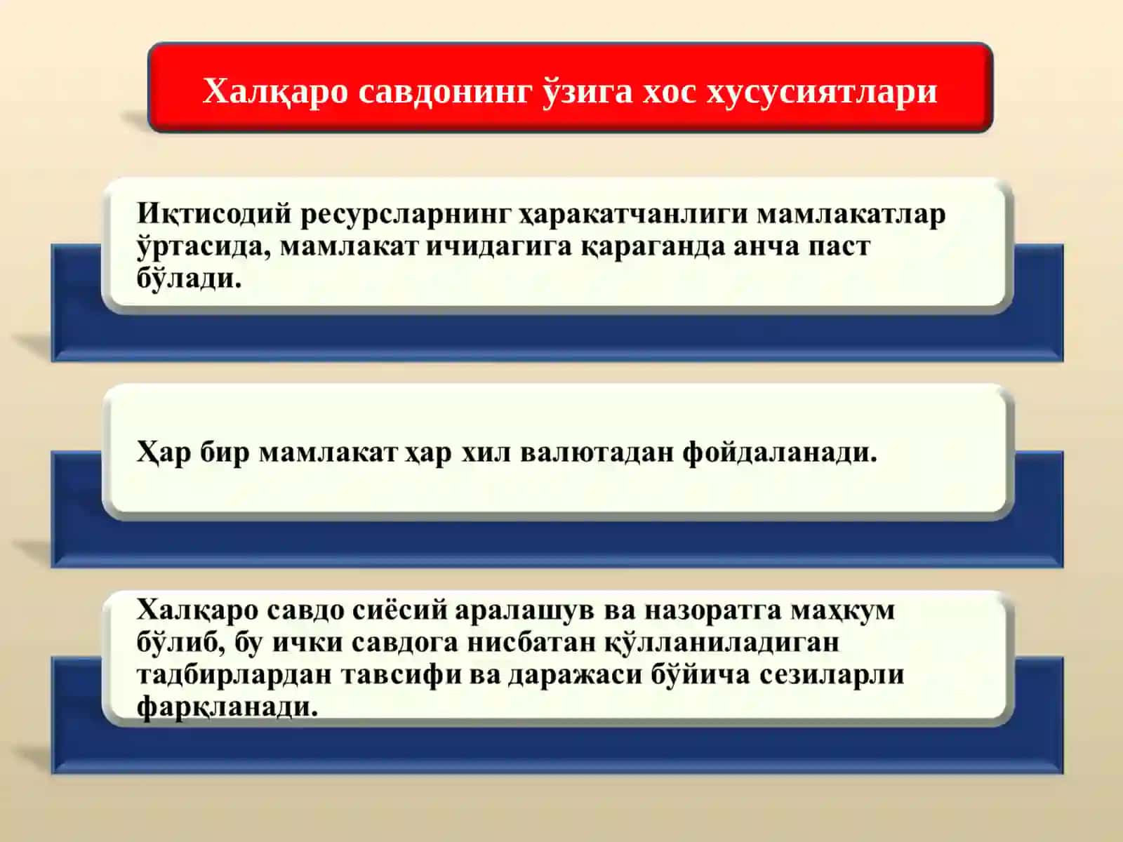 Халқаро савдо 3