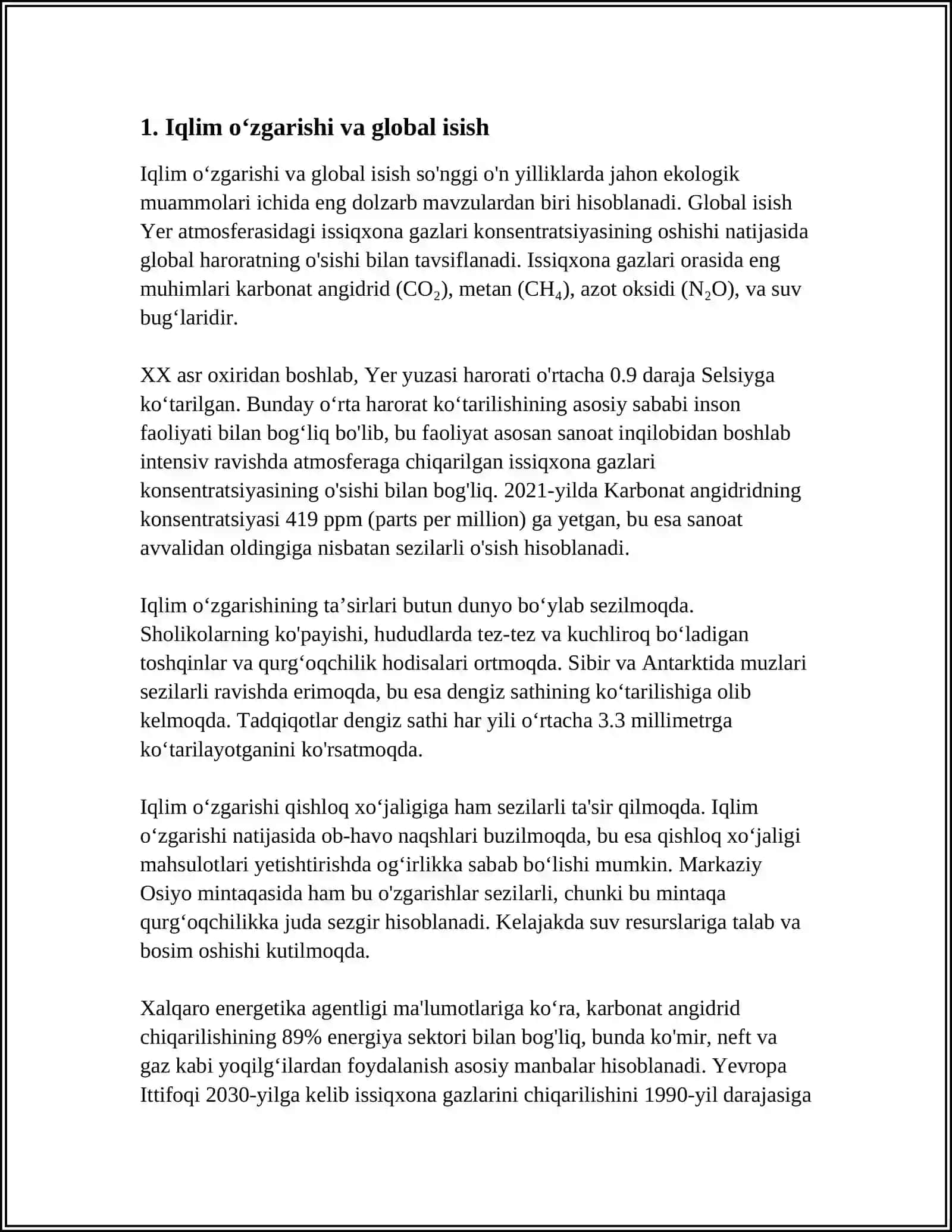 GLOBAL EKOLOGIK MUAMOLAR 3
