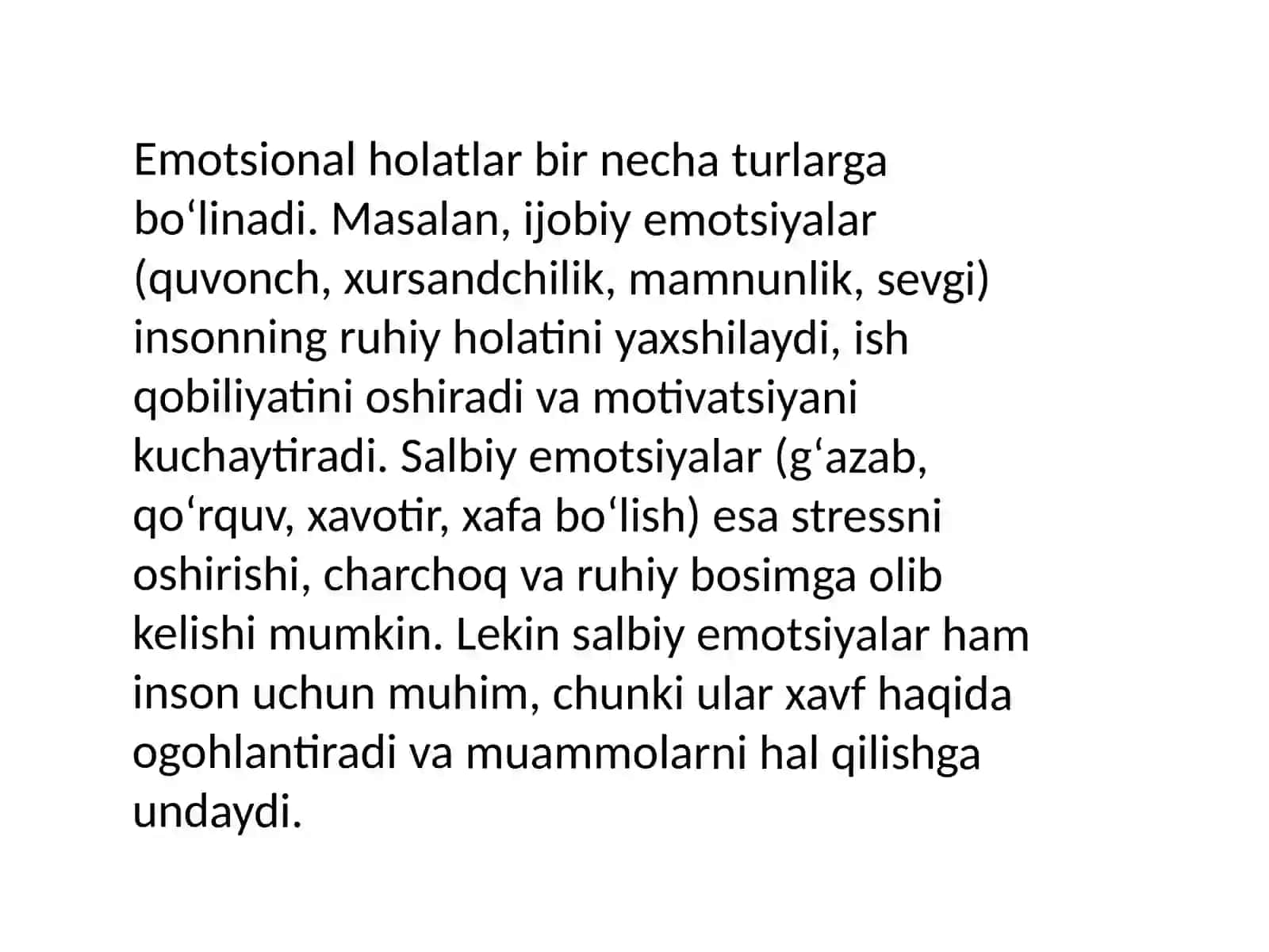 Shaxsning emotsional holatlari 3