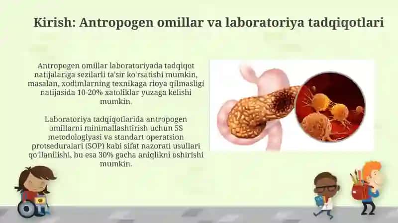Antropogen omillar Labaratoriya sharoitida 3