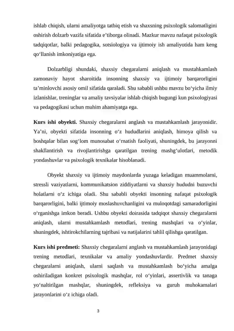 TRENING MASHG’ULOTLARIDA SHAXSIY CHEGARALARNI ANGLASH 3