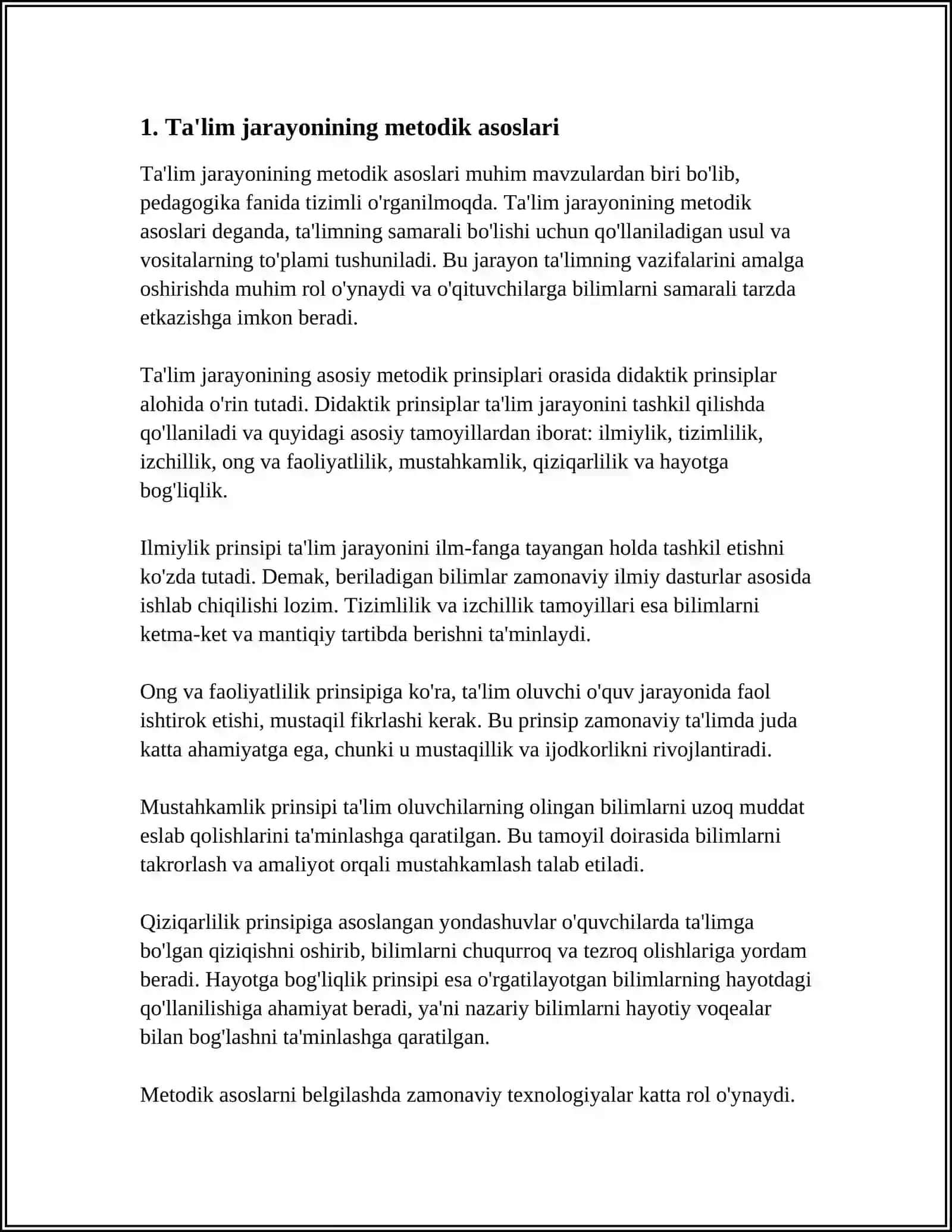 TA'LIM METODLARINING TARKIBIY TUZILISHI 3