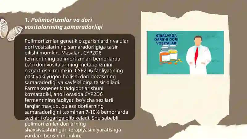 Dori vositalarining farmakogenetikasi 3