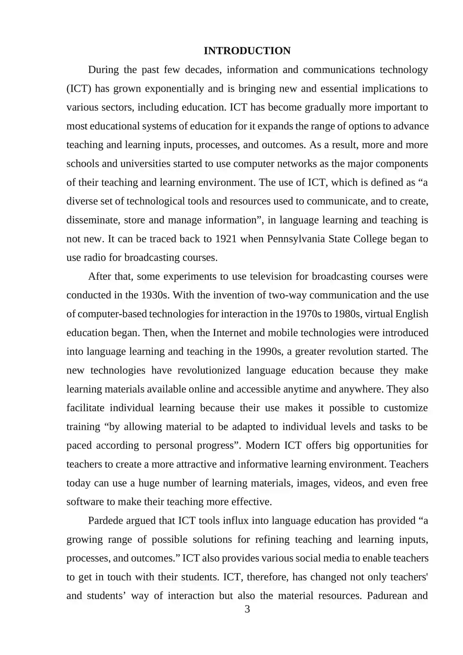 THE USE OF ICT TOOLS AND ONLINE TASKS IN SKILLS DEVELOPMENT OF SECONDARY SCHOOL LEARNERS 3