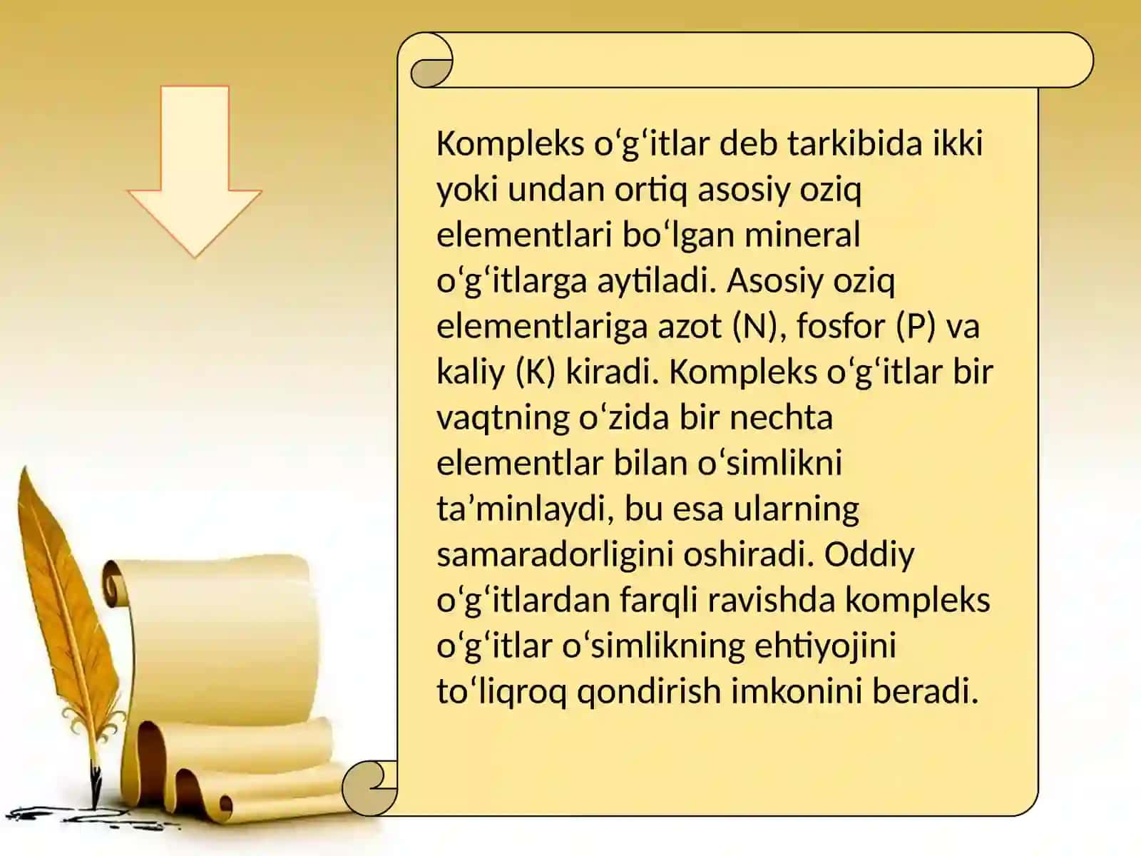 Kompleks oʻgʻitlarni olish usullari 3