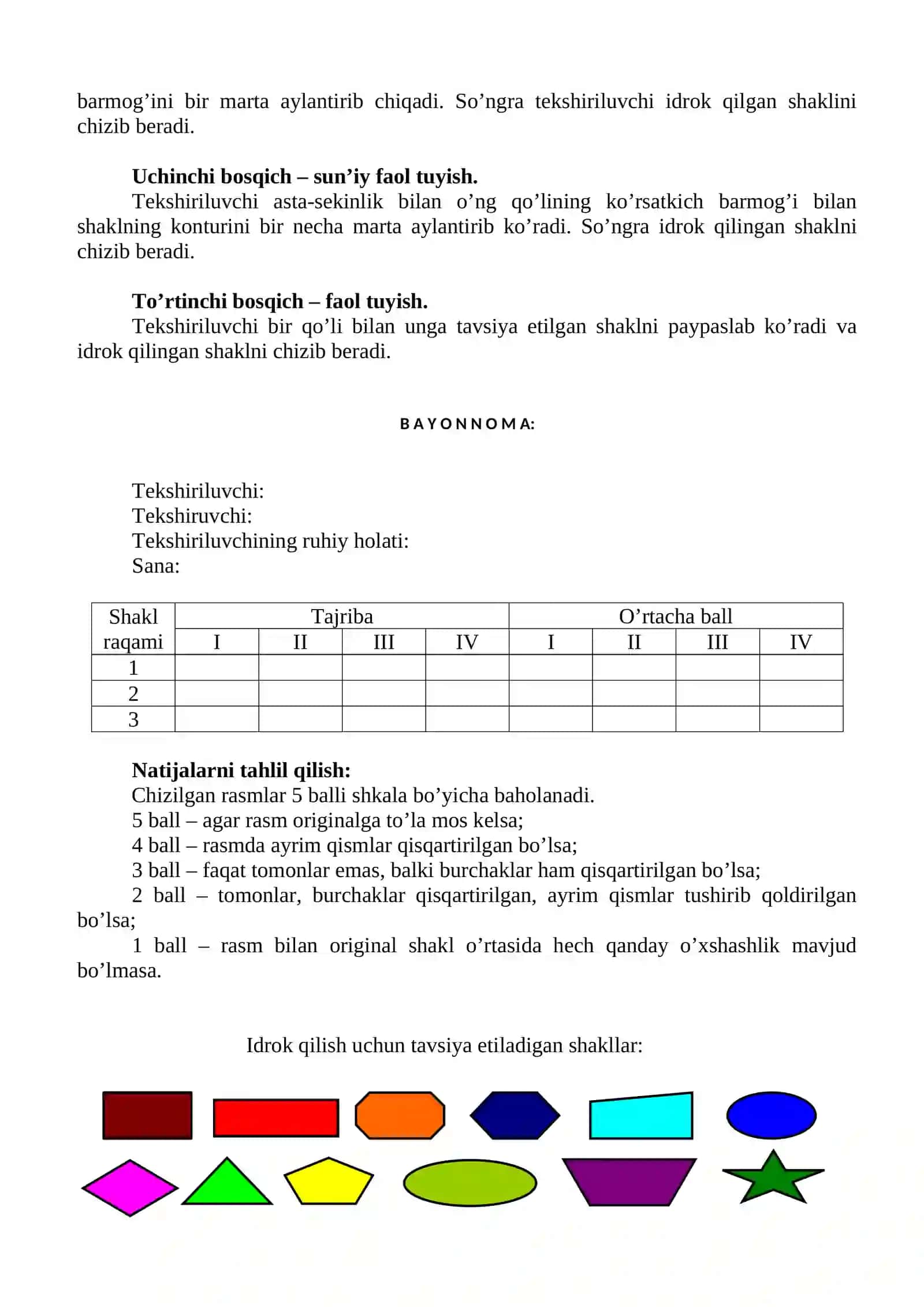 FAOL VA PASSIV TUYUSHNING ROLINI ANIQLASH METODIKASI 3