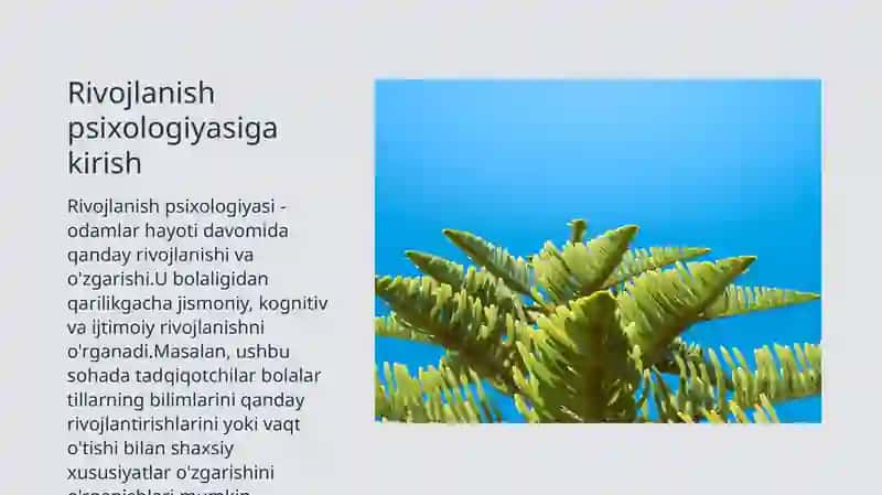 Rivojlanish psixologiyasi 3