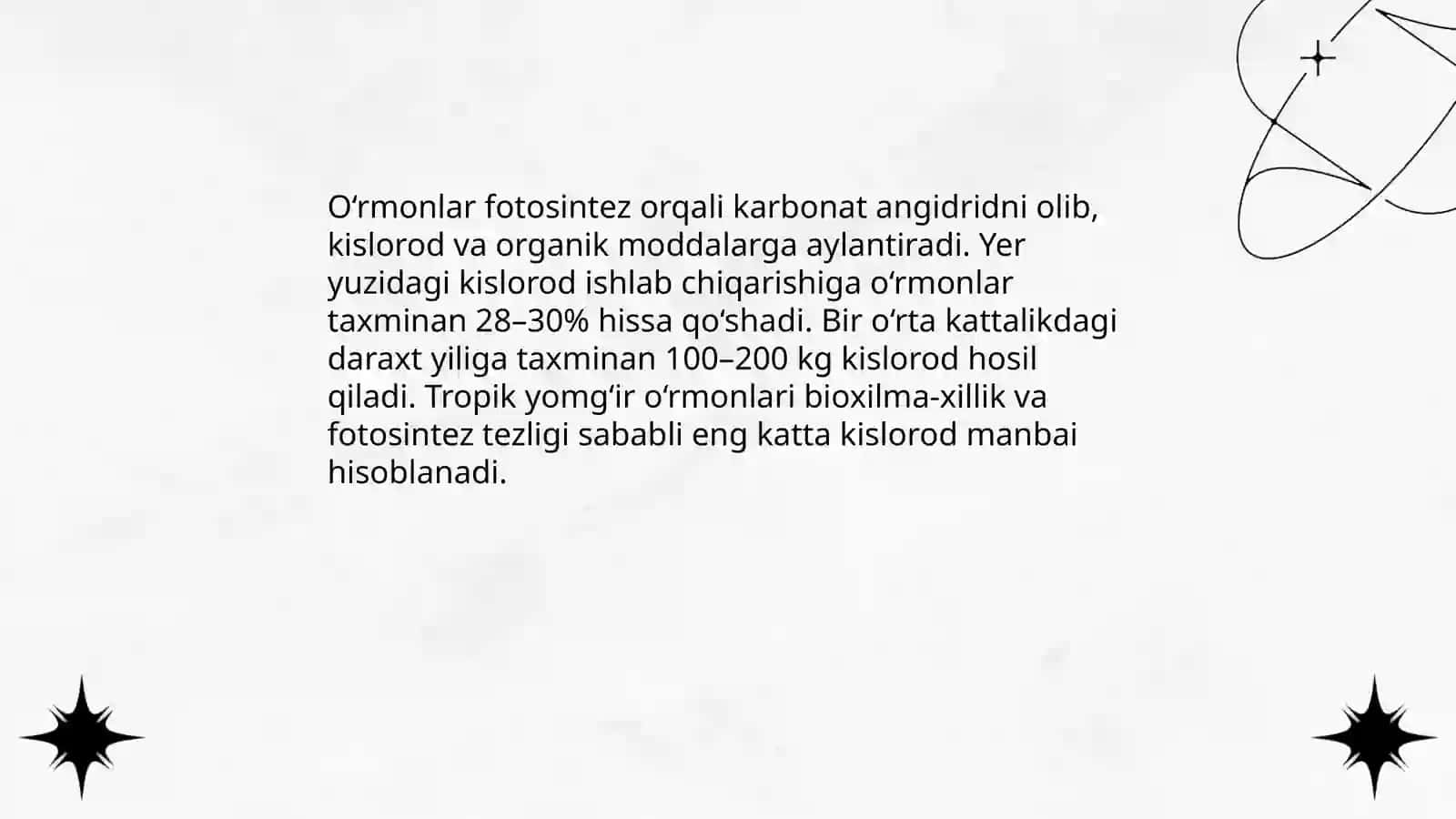 O‘rmonlarning tabiatdagi ahamoyati 3