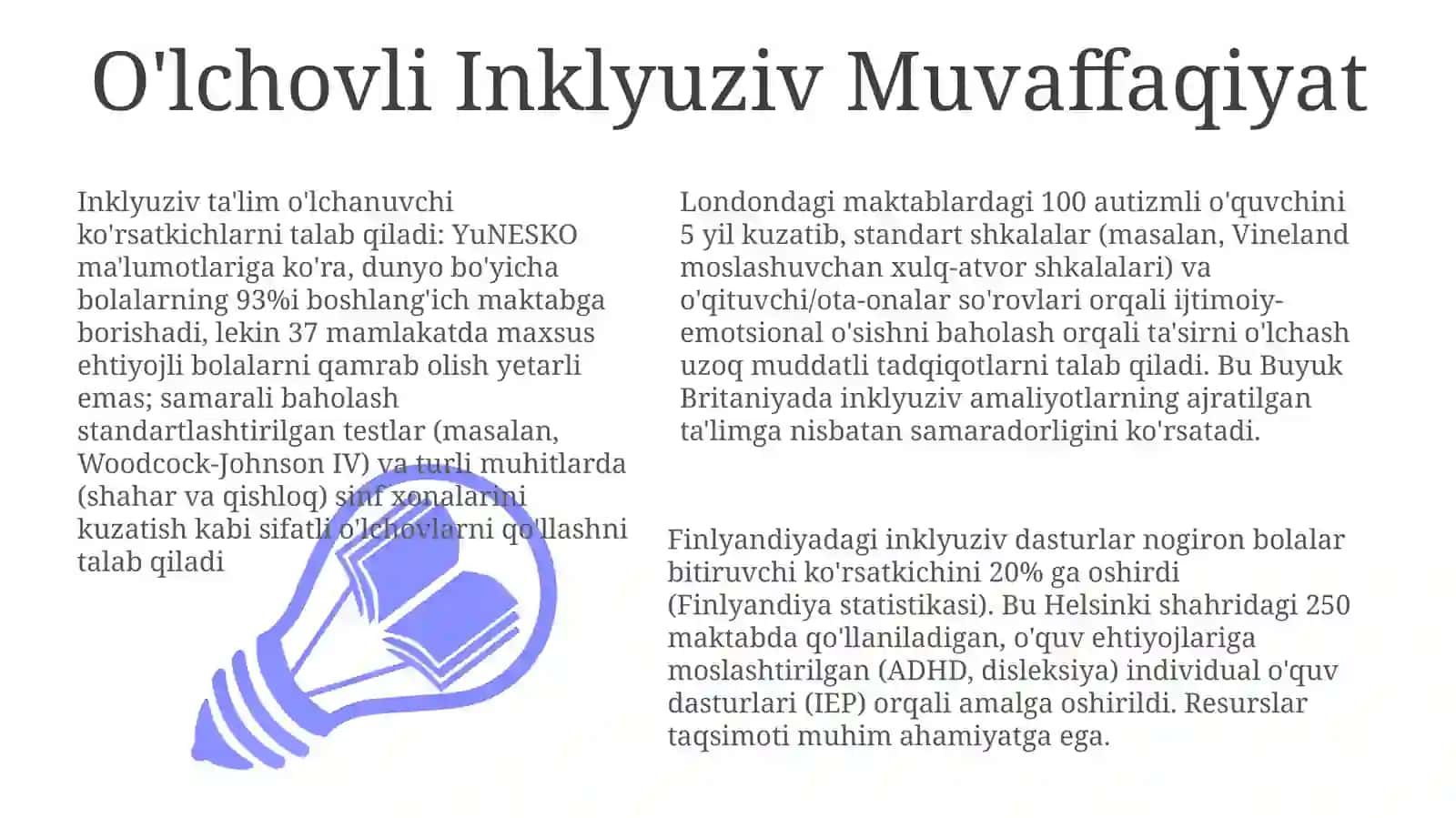 Inklyuziv Muvaffaqiyat 3