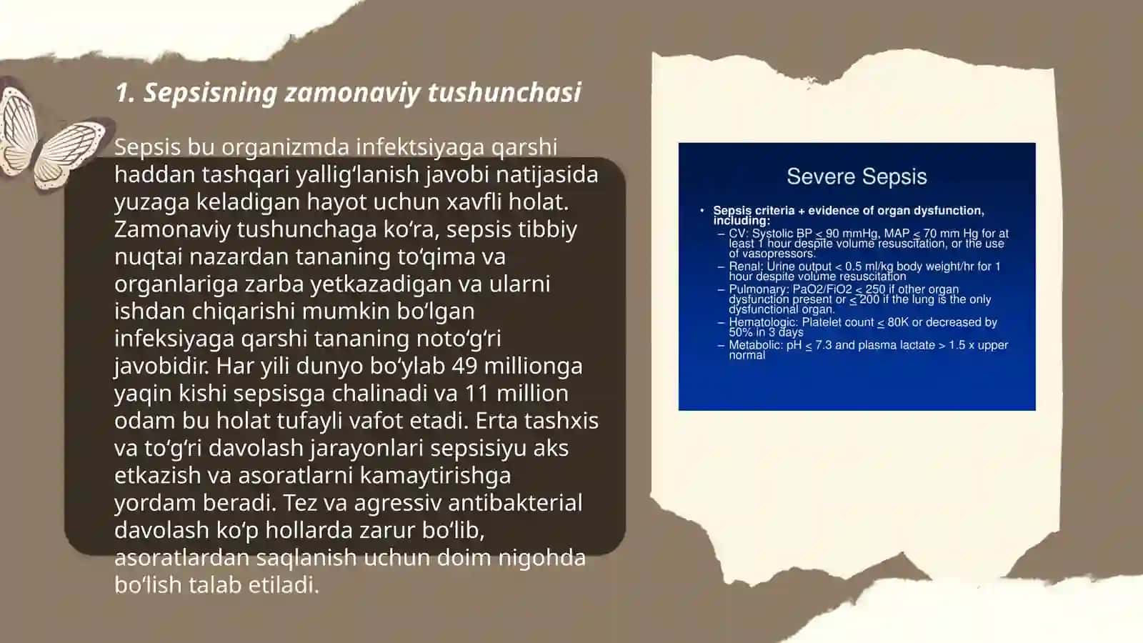 Sepsisning zamonaviy tasnifi 3