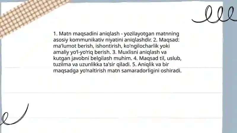 Individual matn yaratish 3
