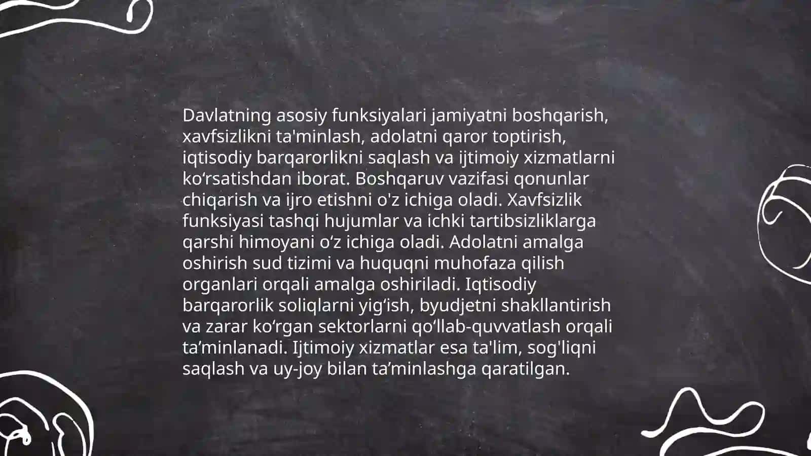 Davlatning asosiy funksiyalari 3