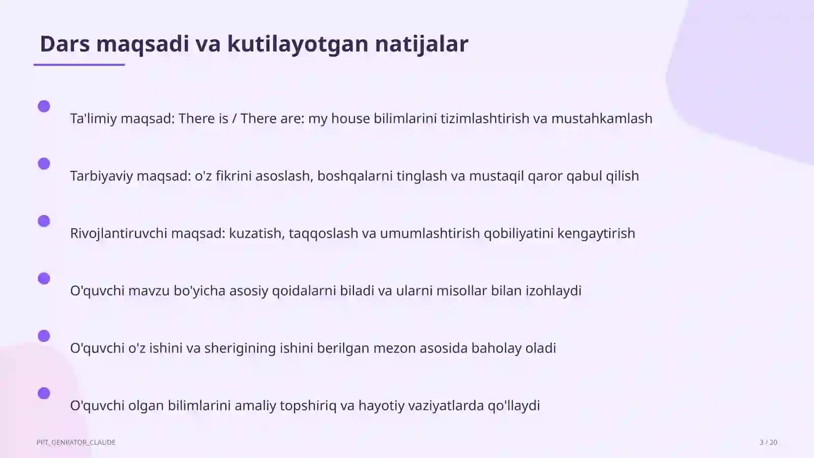 Ingliz tili (1–11) — o'quvchilar uchun 3