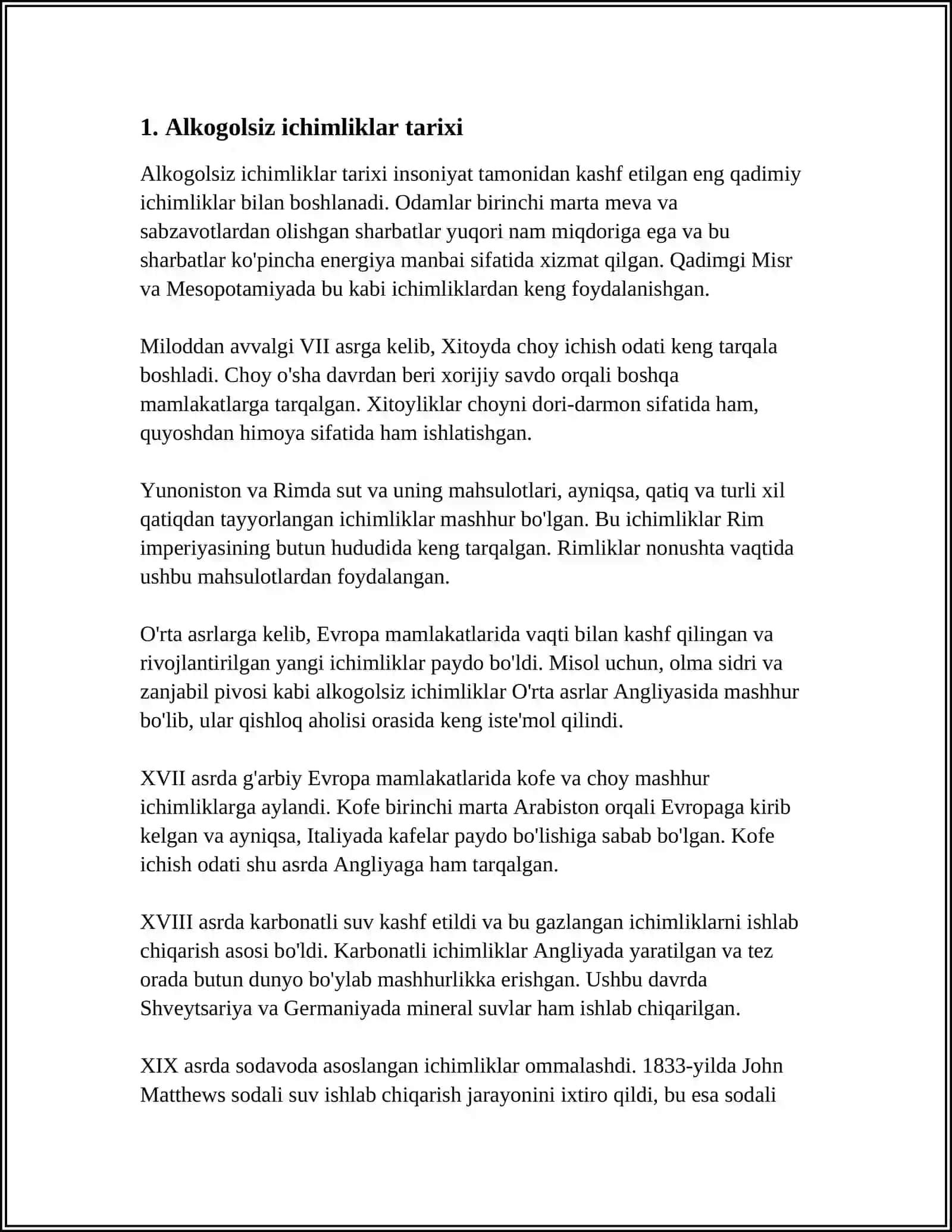 ALKOGOLSIZ ICHIMLIKLAR 3