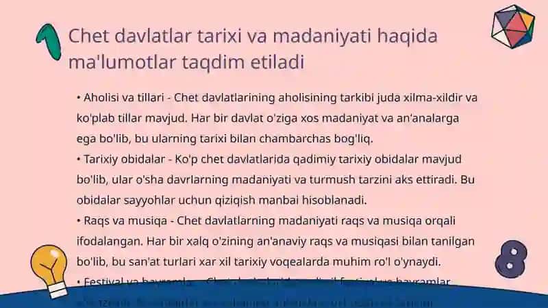 Chet davlatlar 3