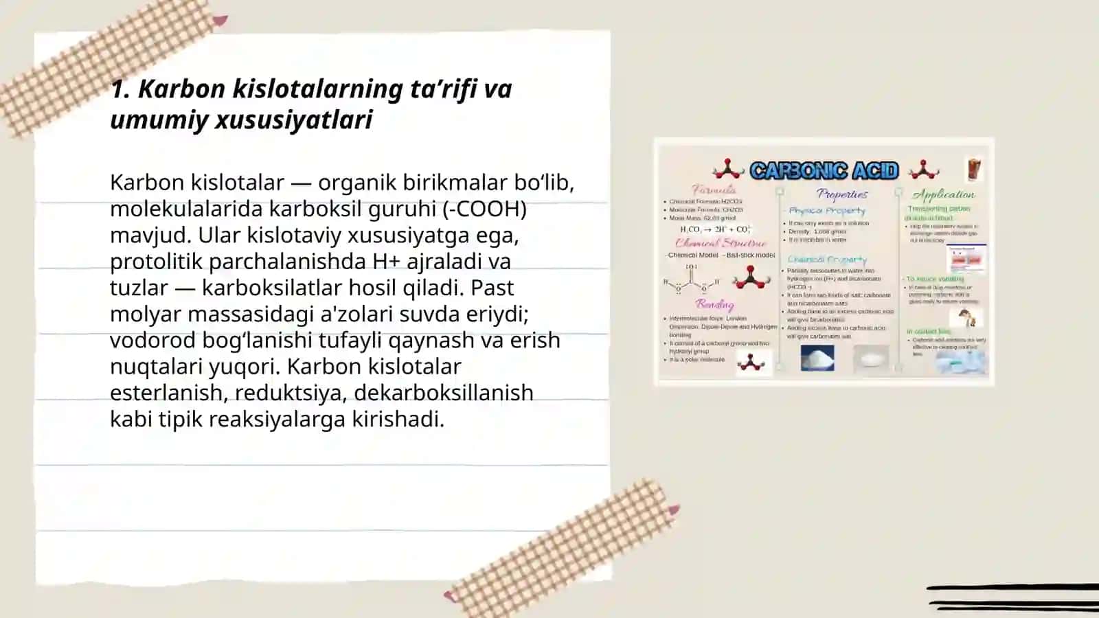 Karbon kislotalar 3