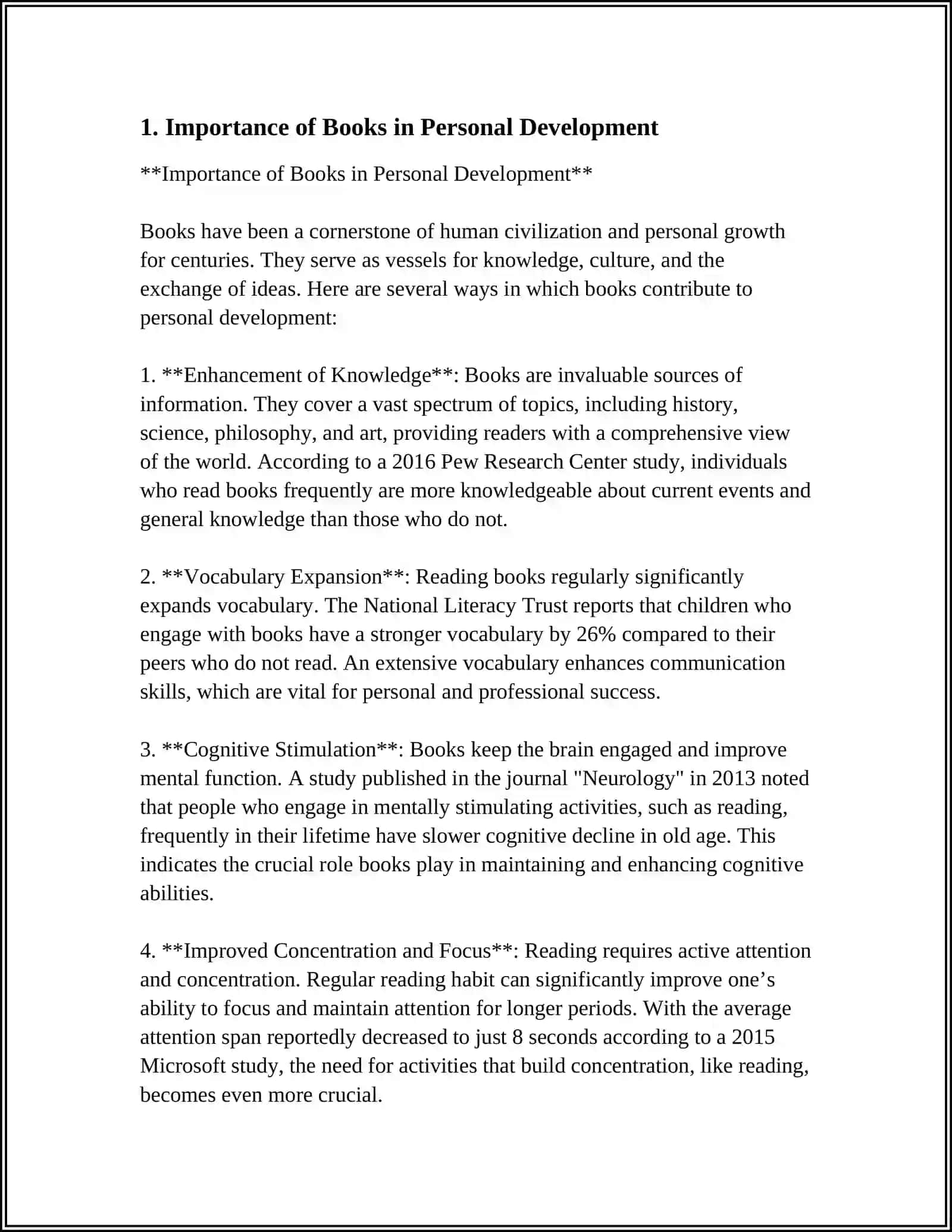 Importance of Books in Personal Development 3
