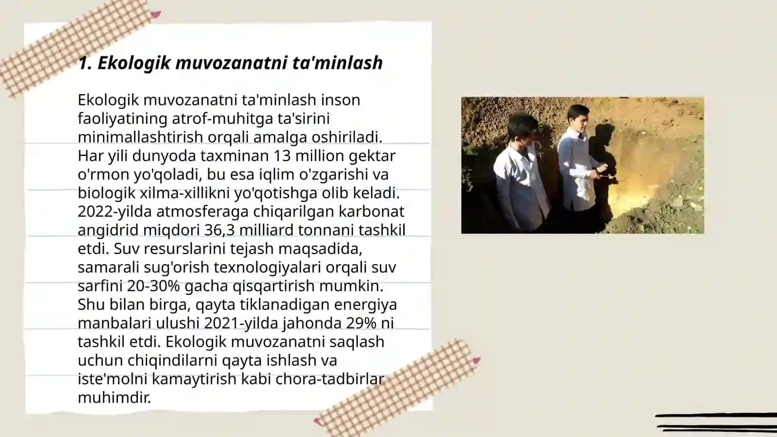 Tuproqlarning inson hayotidagi ro’li 3