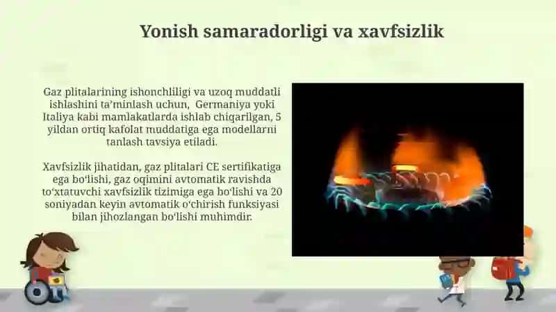 Gaz plitalari sifatini aniqlash 3