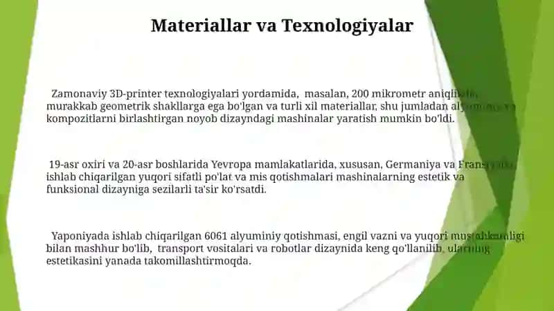Mashinalarni badiiy konstruksiyalash 3