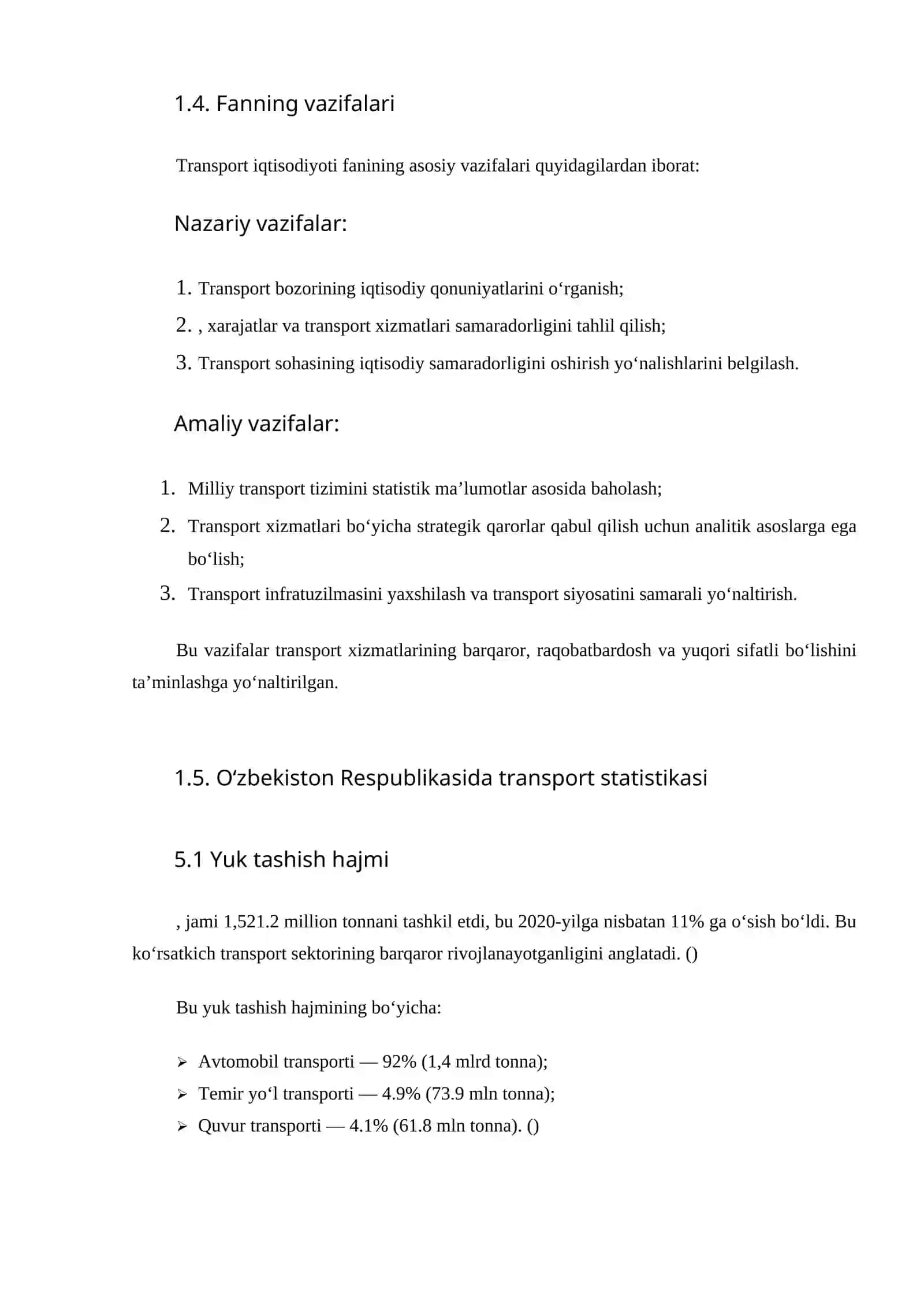 Transport iqtisodiyoti 3