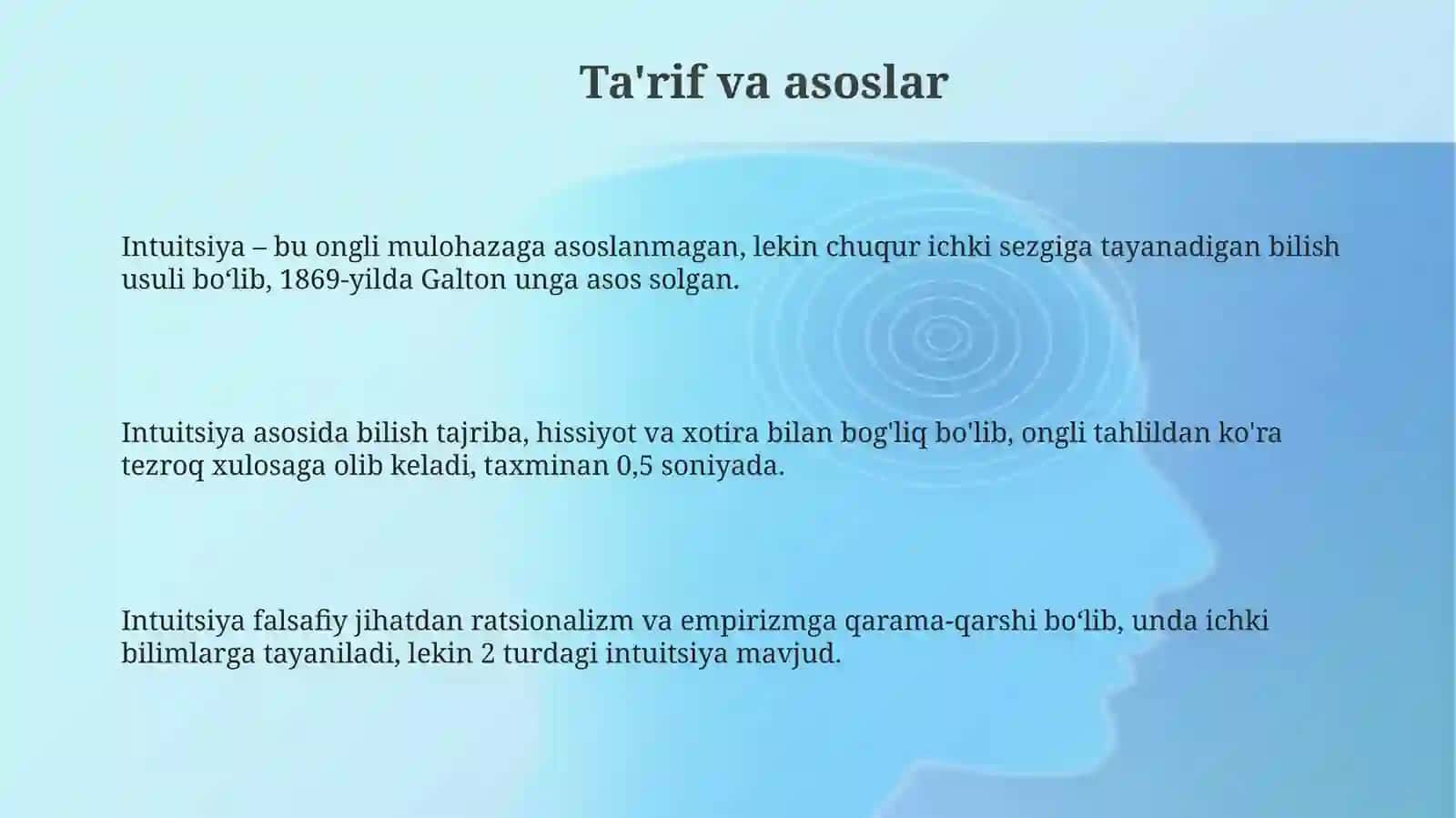 Intuitsiya: Ta'rif va Asoslar 3