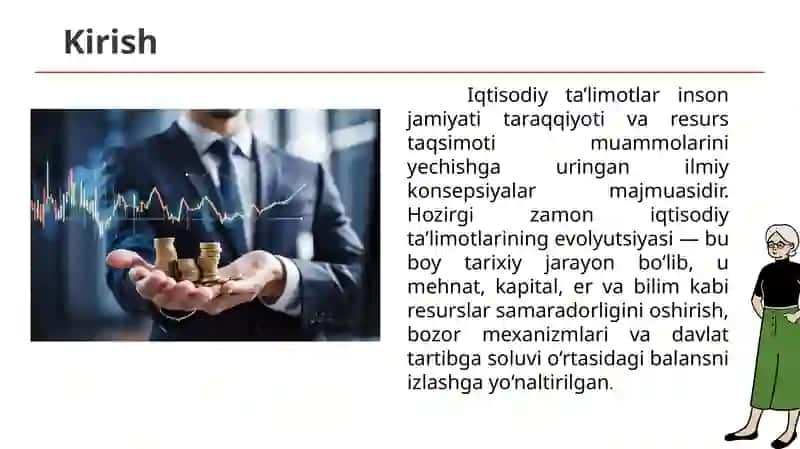IQTISODIY TA’LIMOTLAR EVOLYUTSIYASI 3