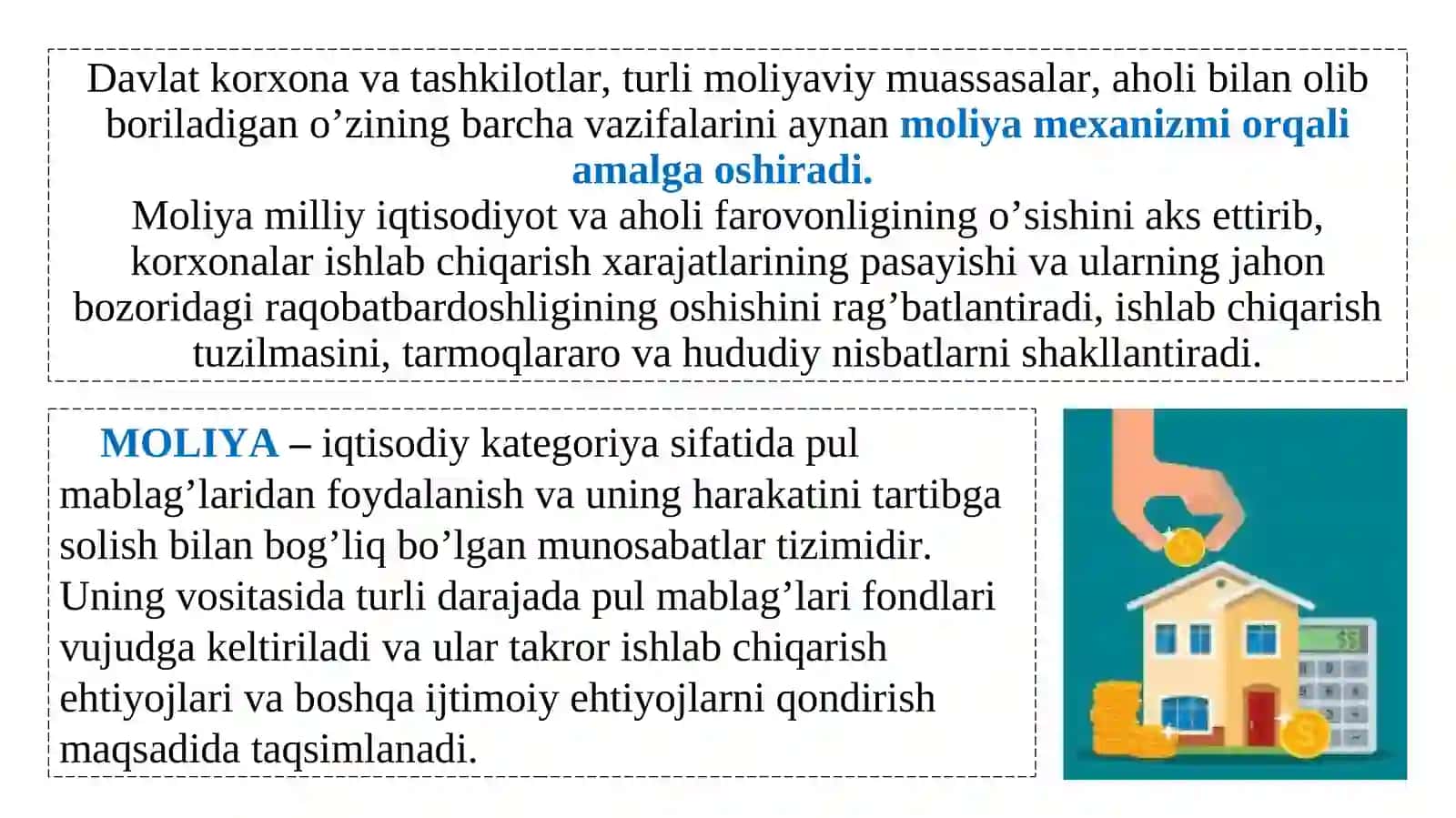 20-MАVZU. MОLIYA TIZIMI VА MОLIYAVIY SIYOSАT 3